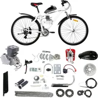 Upgraded 100cc Bicycle Engine Kit 2 Stroke Motorized Bike Engine Kit Gas Motorized Bicycle Engine Kit Fit for 26"-28" Bikes 1