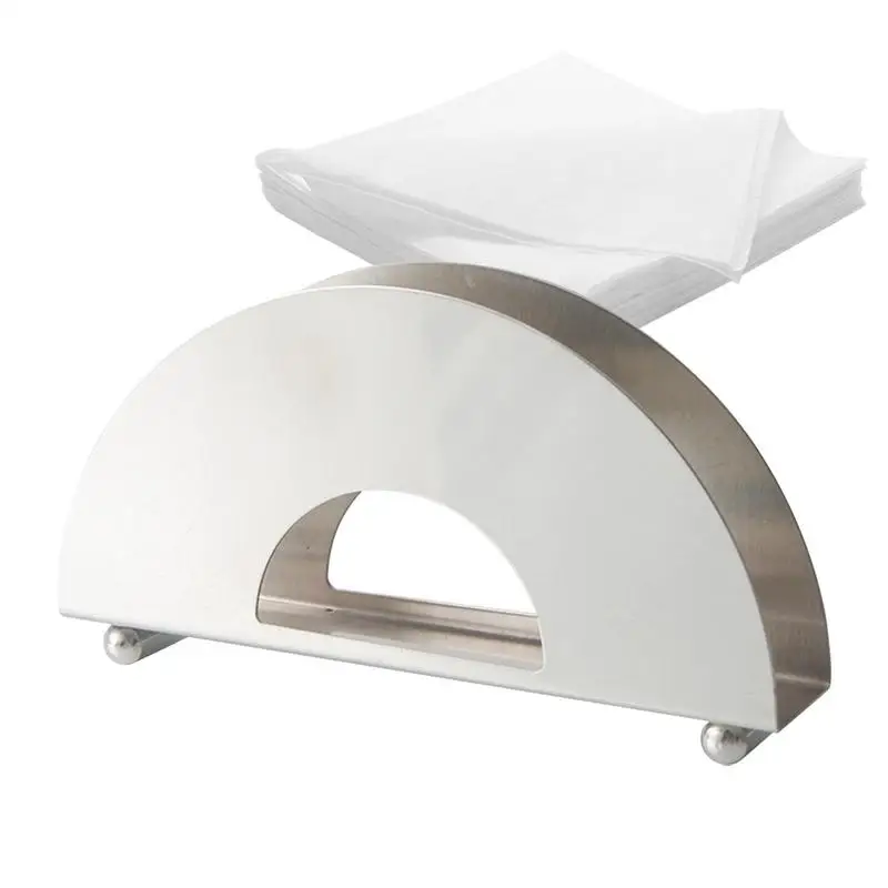 

Napkin Rack Stainless Steel Towel Dispenser Paper Towel & Serviette Holder For Tabletop Tabletop Collection Napkin Rack With