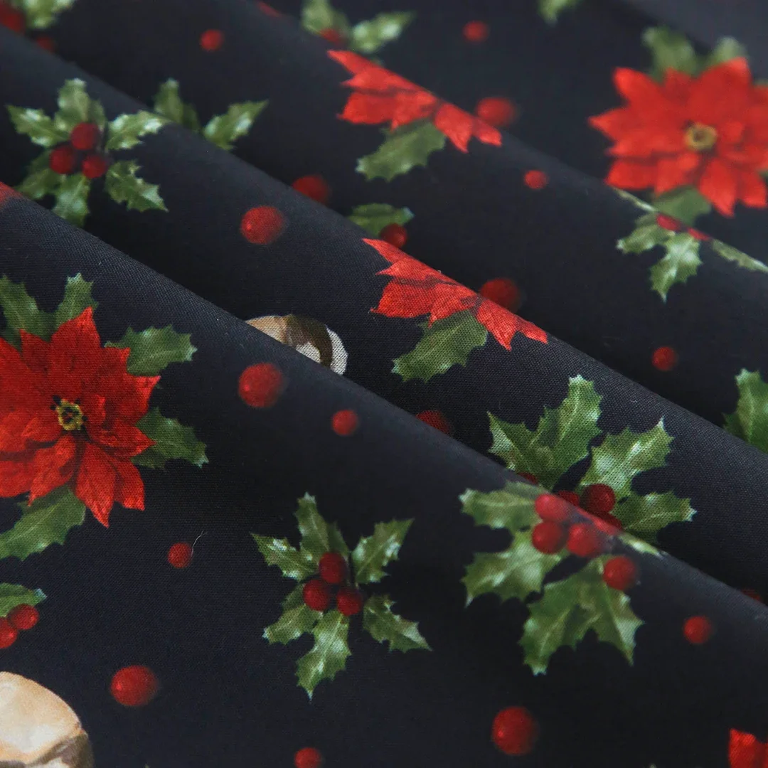 Christmas Cardinal Fabric 5