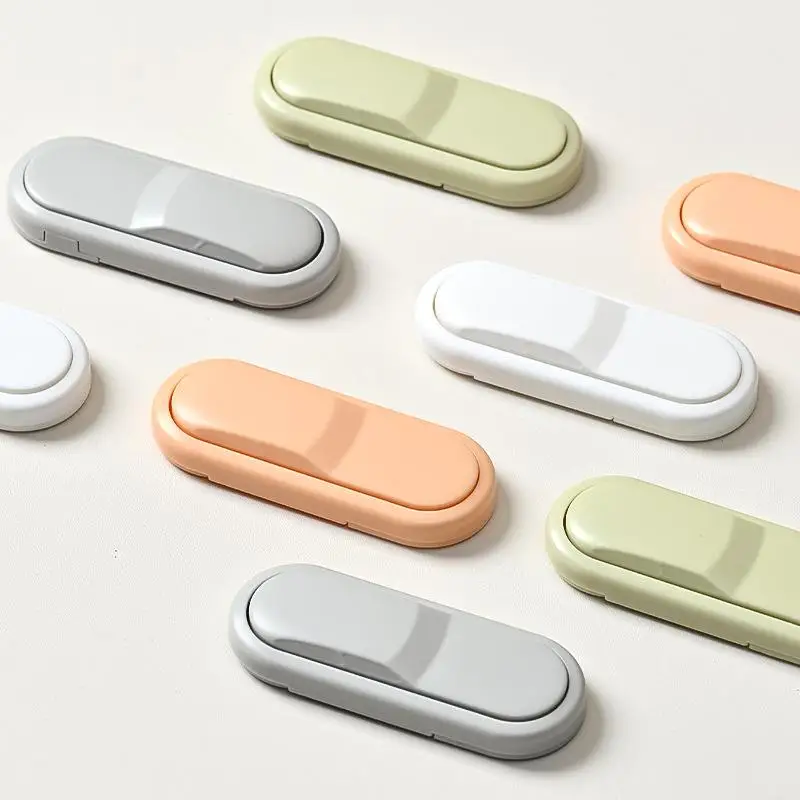 ตัวล็อคประตูตู้ 1 ชิ้น ป้องกันเด็กเปิดลิ้นชัก ป้องกันนิ้วมือหนีบ ล็อคแบบซ่อน สำหรับตู้เสื้อผ้า 1