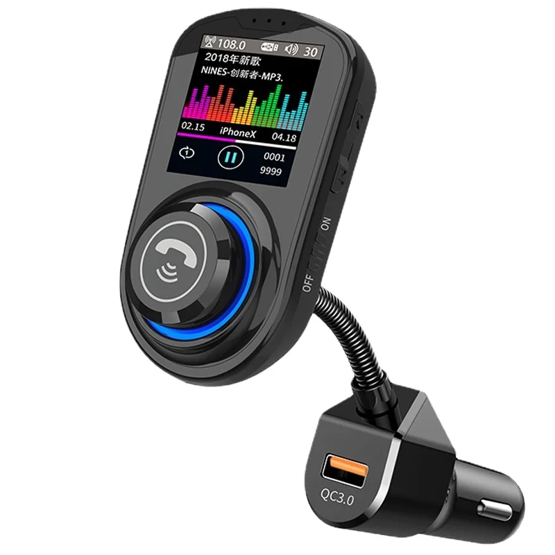 

Автомобильный MP3 Bluetooth плеер G45 со слотом для карты, отображением текста и названия песни, индикатором напряжения