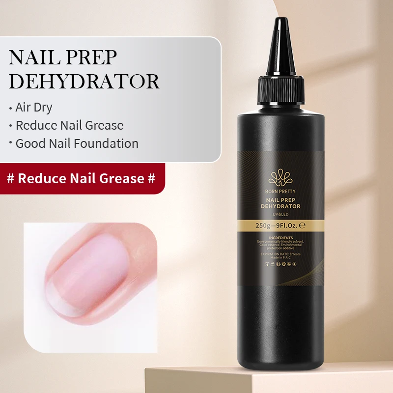 250g acid-free nail-primer nail prep dehydrator air dry reinforcement gel UV nail polish