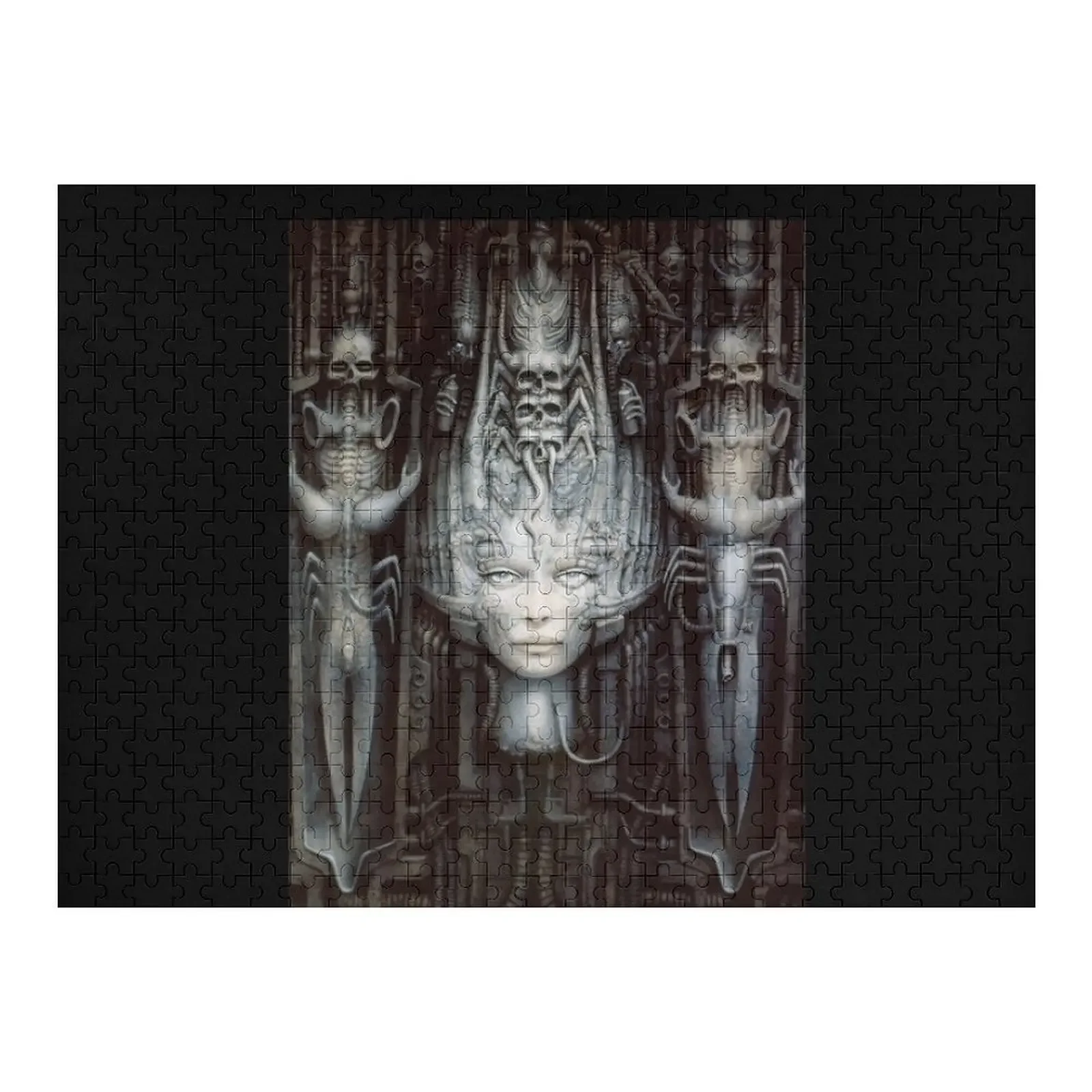 

1-художественный классический пазл H.R Giger-Li, персонализированные подарки с фотографией, настраиваемый подарок, детский подарок, пазл