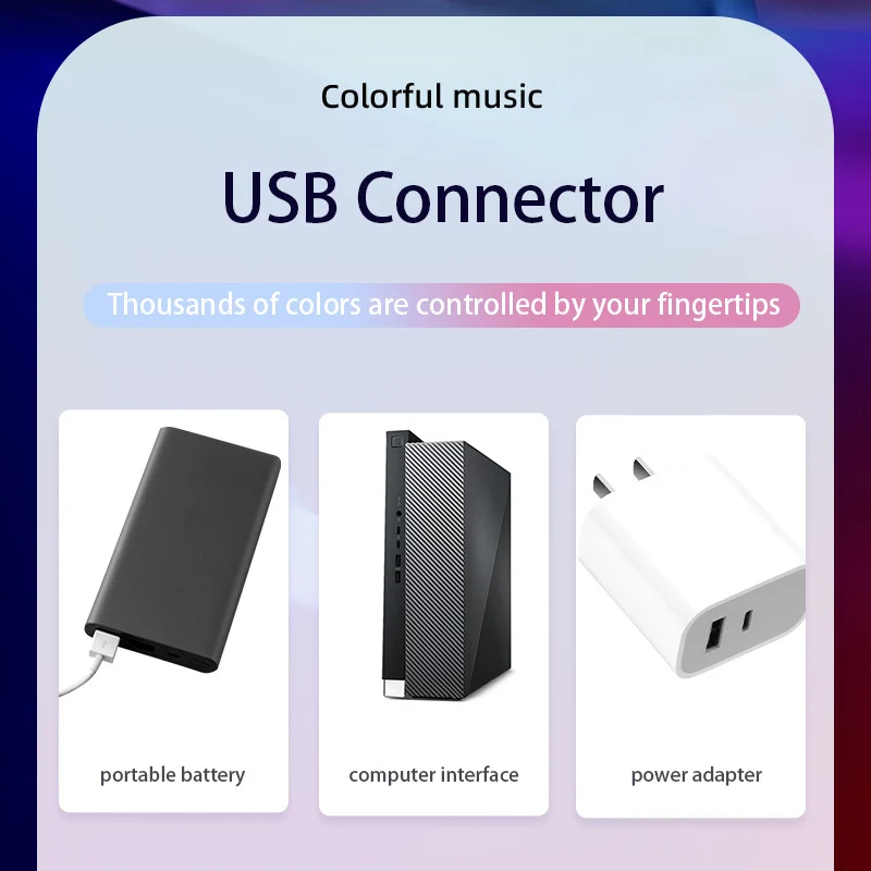 LED Night Light Bars RGB With Remote Control For Gaming TV Bedroom Decoration Desktop Lamp led night lamp table lamp