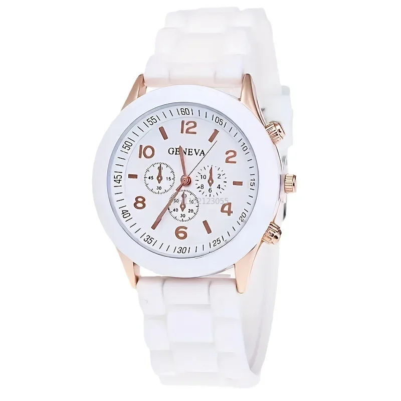 2/6pcs Luxury Watch Set Women Ring Necklace Earrings Rhinestone Fashion Wristwatch Female Casual Ladies Watches Bracelet(No Box) 6