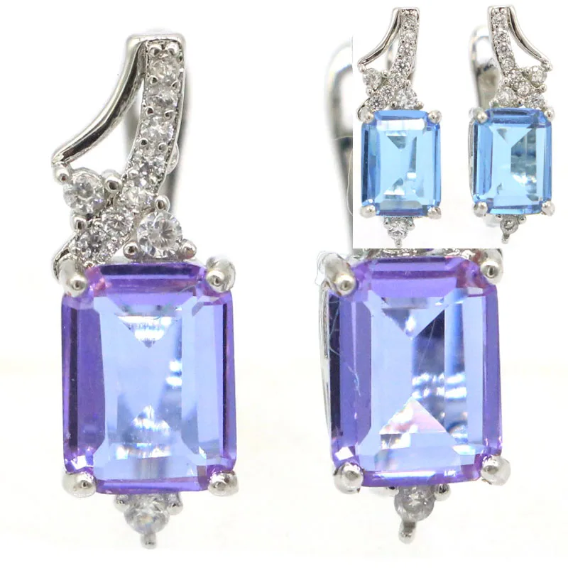 18x6mm Luxury 2.8g Zultanite Color Changing Alexandrite Topaz For Girls Gift Fine Jewelry 925 Silver Stud Earrings