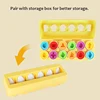 Kids Shape Matching Eggs Toy Cartoon Number Dinosaur Montessori Smart Eggs Baby Early Learning Educational Toy Children Gifts 4