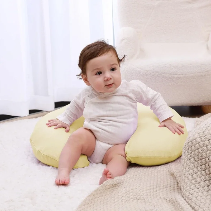 Head Support Cushion Nursing Pillow with Detachable Pillowcase Soft Pillow for Breastfeeding Newborns