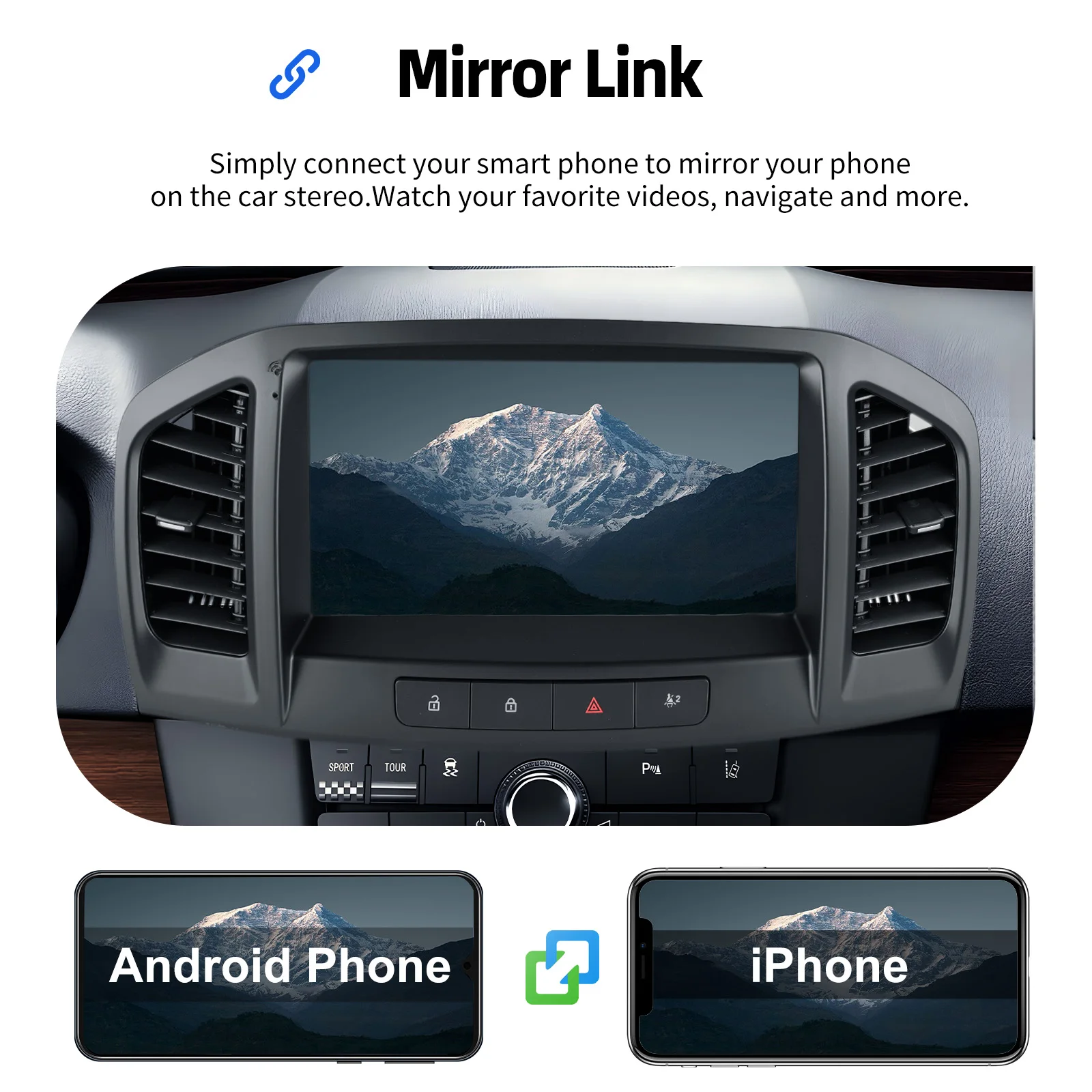 ESSGOO 9-Zoll Android 15 64G Wireless Carplay Android Auto für Buick Regal Opel Insignia 09-12 Autoradio GPS Navi BT WIFI RDS – Detail 14