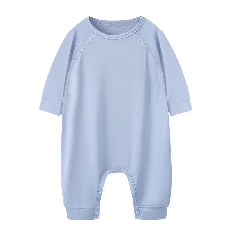 Baby onesie spring and fall Infant Girl Boy baby Jumpsuit modal pajamas long-sleeved newborn Romper