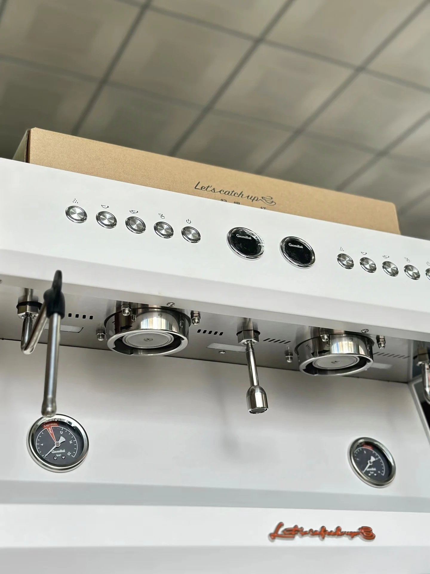 Commercial Coffee Machine CRM3211A 2 Composite Brewing Heads Independent Multi Boiler System Automatic Water Inlet and Outlet