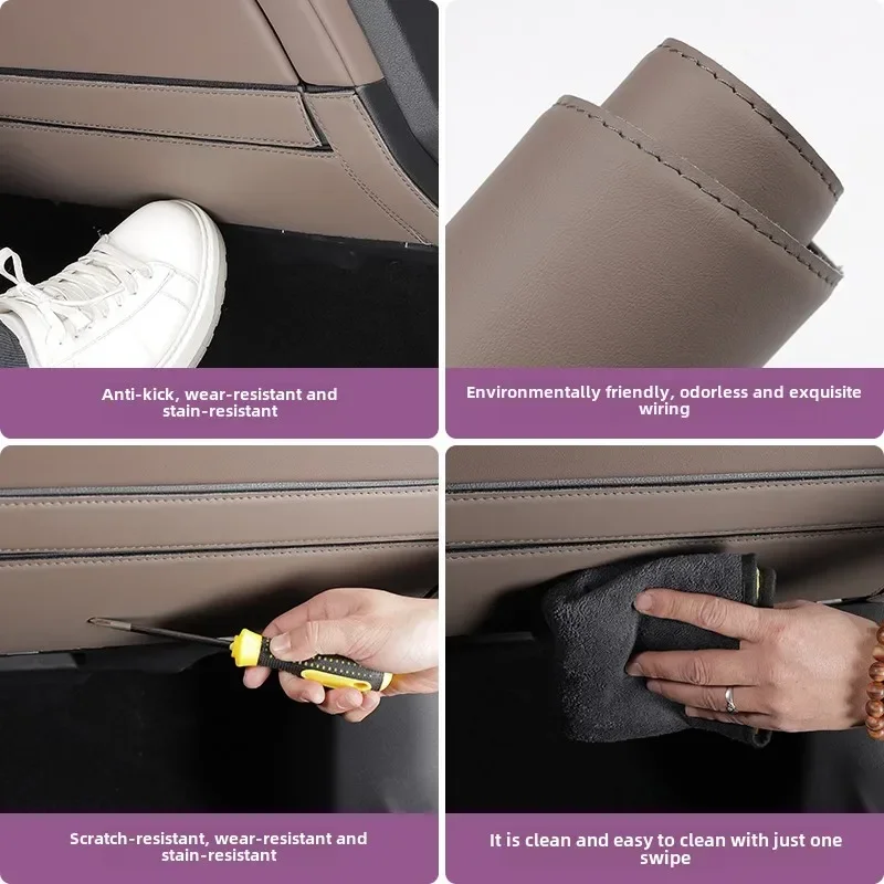 Lexus ES200 ES260 ES300h Co-Driver 보관함 안티 킥 패드 글러브 박스 가죽 보호 패드 자동차 인테리어 액세서리