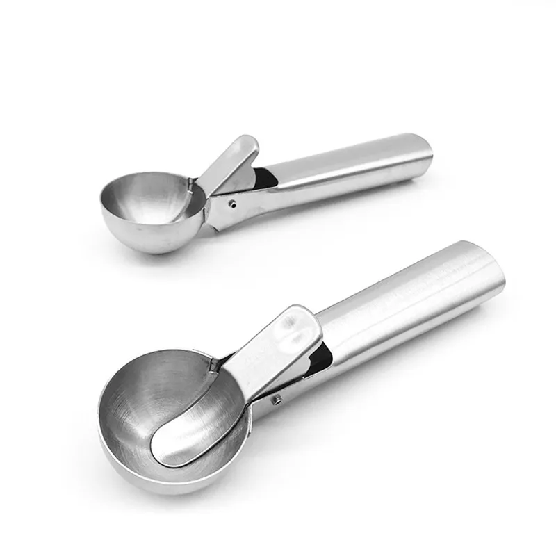 Stainless Steel Ice Cream Spoon Multifunctional Cream Spoon Fruit Round Ball Ball Digger