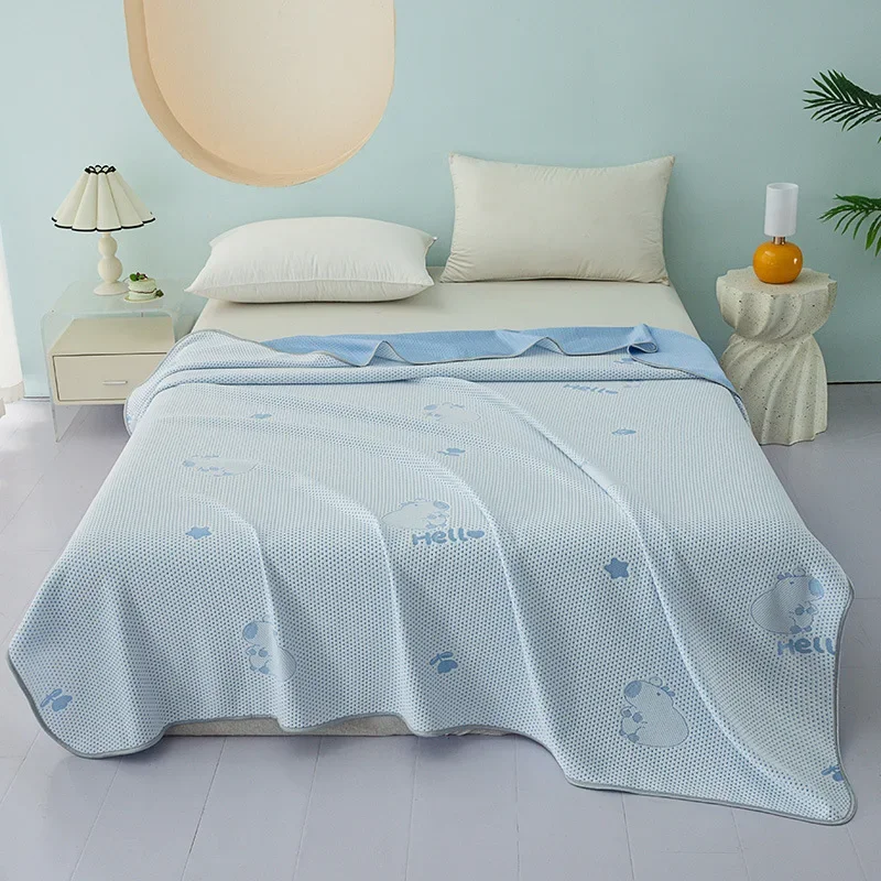 بطانية صيفية رائعة صديقة للبشرة ومريحة وخفيفة الوز...