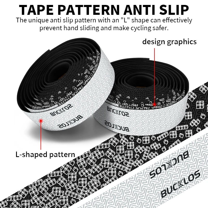 Bike Handlebar Tape Shock-Absorption Cycling Drop Bar Tape Road Bicycle Parts