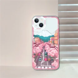 Japanese Anime Landscape Shockproof Phone Case - Cartoon Soft Cover - iPhone 16 (-1)