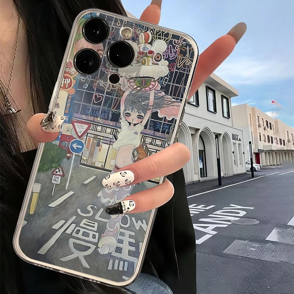 Aya Takano Luxury Transparent Phone Case Cover