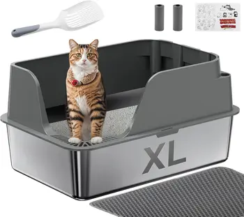 Extra Large Steel Litter Box 1