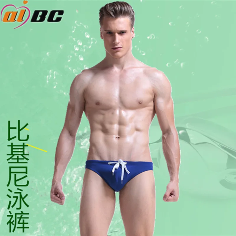 

Мужское нижнее белье AIBC с заниженной талией, трусы-бикини, плавки, одежда для плавания, Спортивные Повседневные сексуальные пули для бассейна