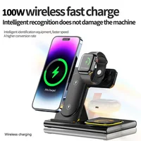 30W 3 in 1 Watch Wireless Charger For iPhone 15 14 13 12 Pro Max Apple Watch 8 7 6 Airpods Foldable Fast Charging Dock Station - Image 4