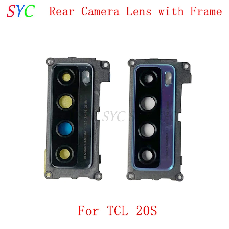 

Заднее стекло для объектива камеры с рамкой для TCL 20S T773 детали для ремонта