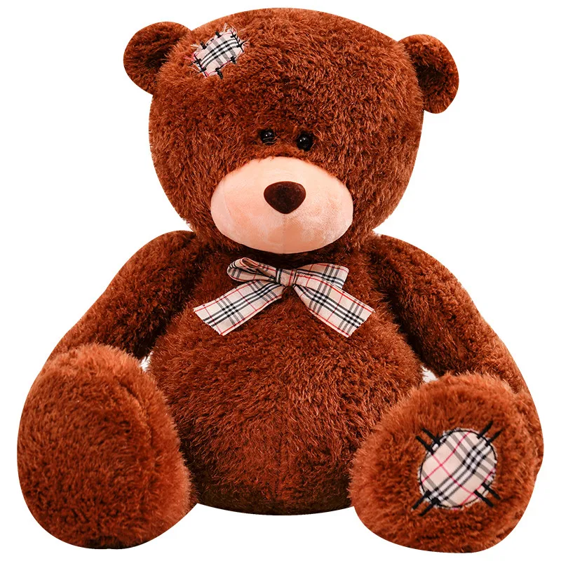 thumbnail image 1 of Oso de peluche de alta calidad para niños y niñas, Parche de animales de peluche, almohada, regalo de cumpleaños y Navidad, novedad, 1 of 5