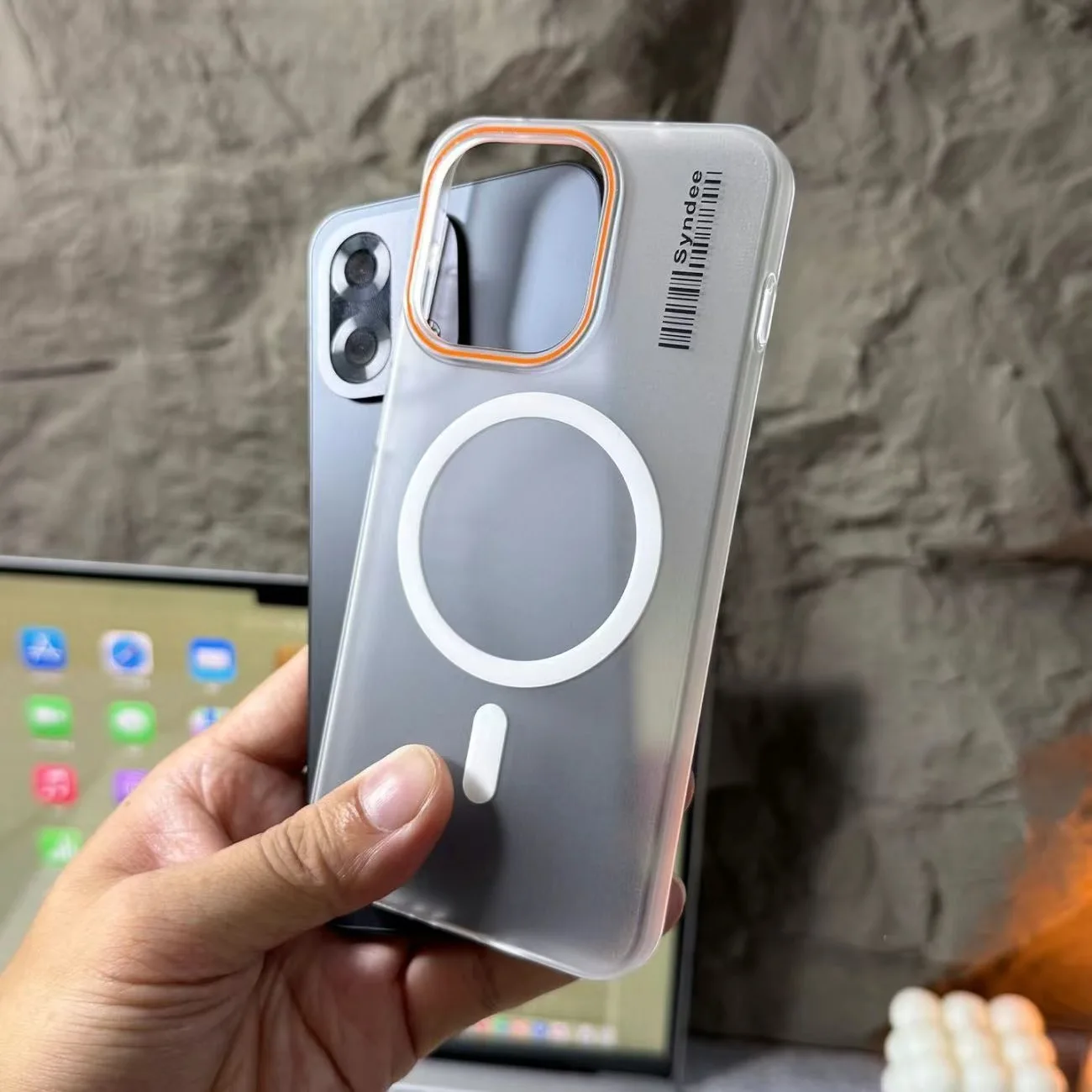 Magnetic Frosted Translucent Skin-Friendly Shockproof Case