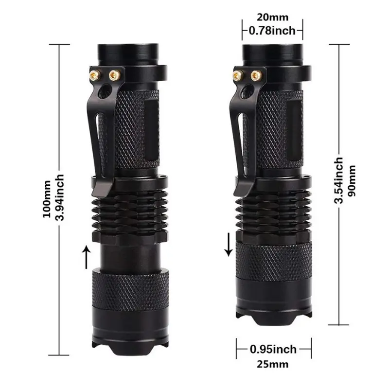 UV Flashlight Black Light Powerful Small Blacklight Flashlight UV Light Mini Black Light Flashlight Detector Light for Pet Urine - Image 6