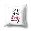Cartoon Cushion Cover Letter Pillow Case Polyester Pillow Cover Throw Pillows for Living Room Sofa Lumbar Pillow Square 45x45cm 4