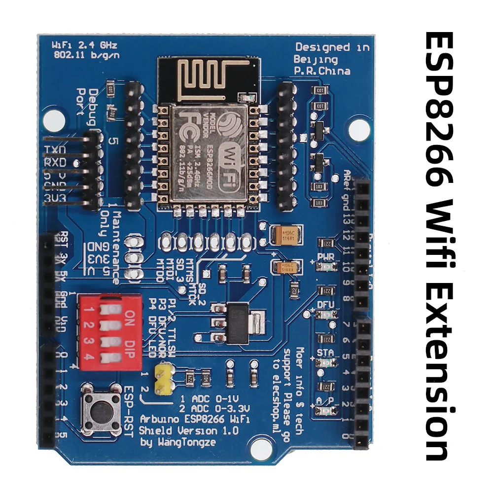 Esp8266 Esp-12e Uart Wifi Wireless Shield Development Board For Arduino ...