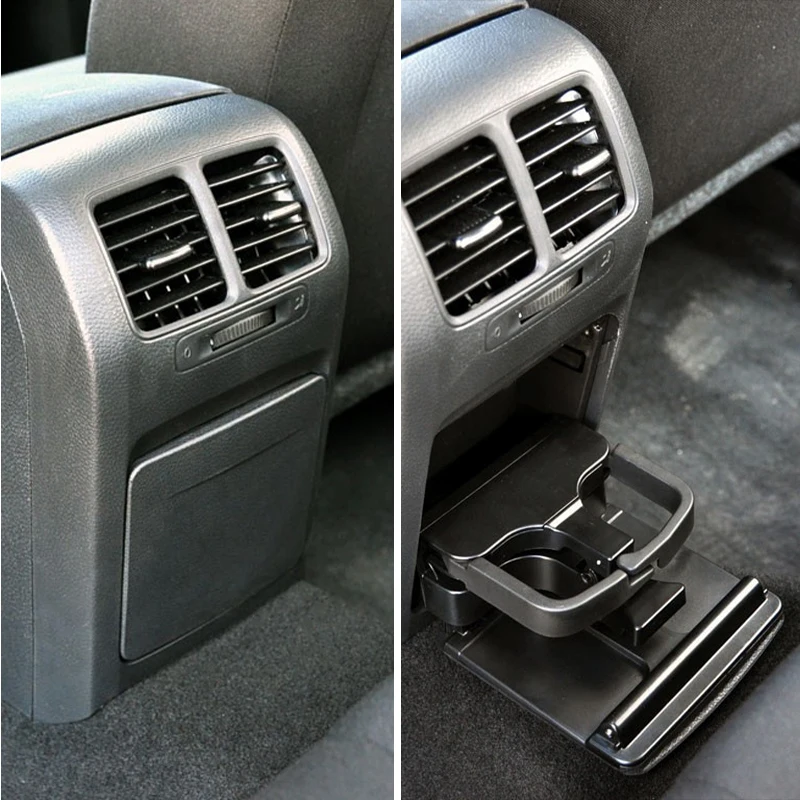 Porte-gobelet Arrière Pour Accoudoir VW Golf MK5 MK6 Rabbit - Noir - Remplacement OEM 1K0862532 - Installation Facile