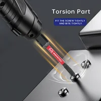 Jeu de 12/24 embouts de tournevis Ph/Sl haute résistance, résistants aux chocs, en acier allié S2 de 25/50 mm avec fort magnétisme, adaptés aux outils électriques 6