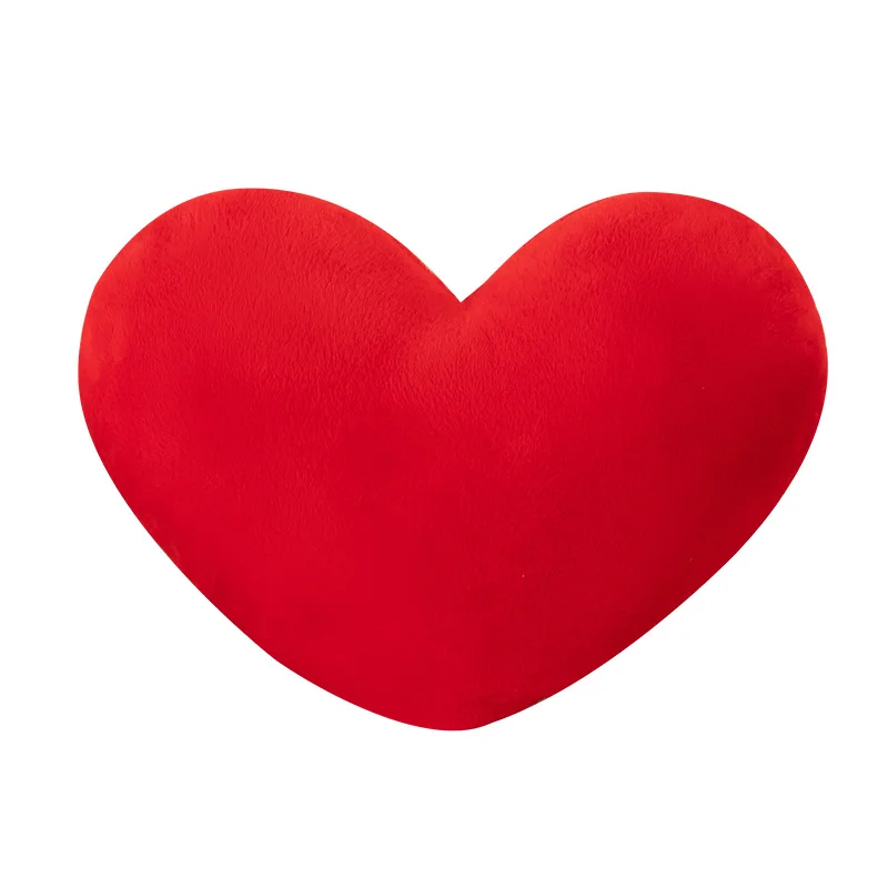 أحب الوسائد القطيفة والأرائك ونافذة الخليج لديكور المنزل هدية عيد الحب على شكل قلب