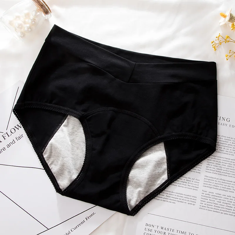 Women Period Pants Leak Proof Menstrual Underwear Ladies High