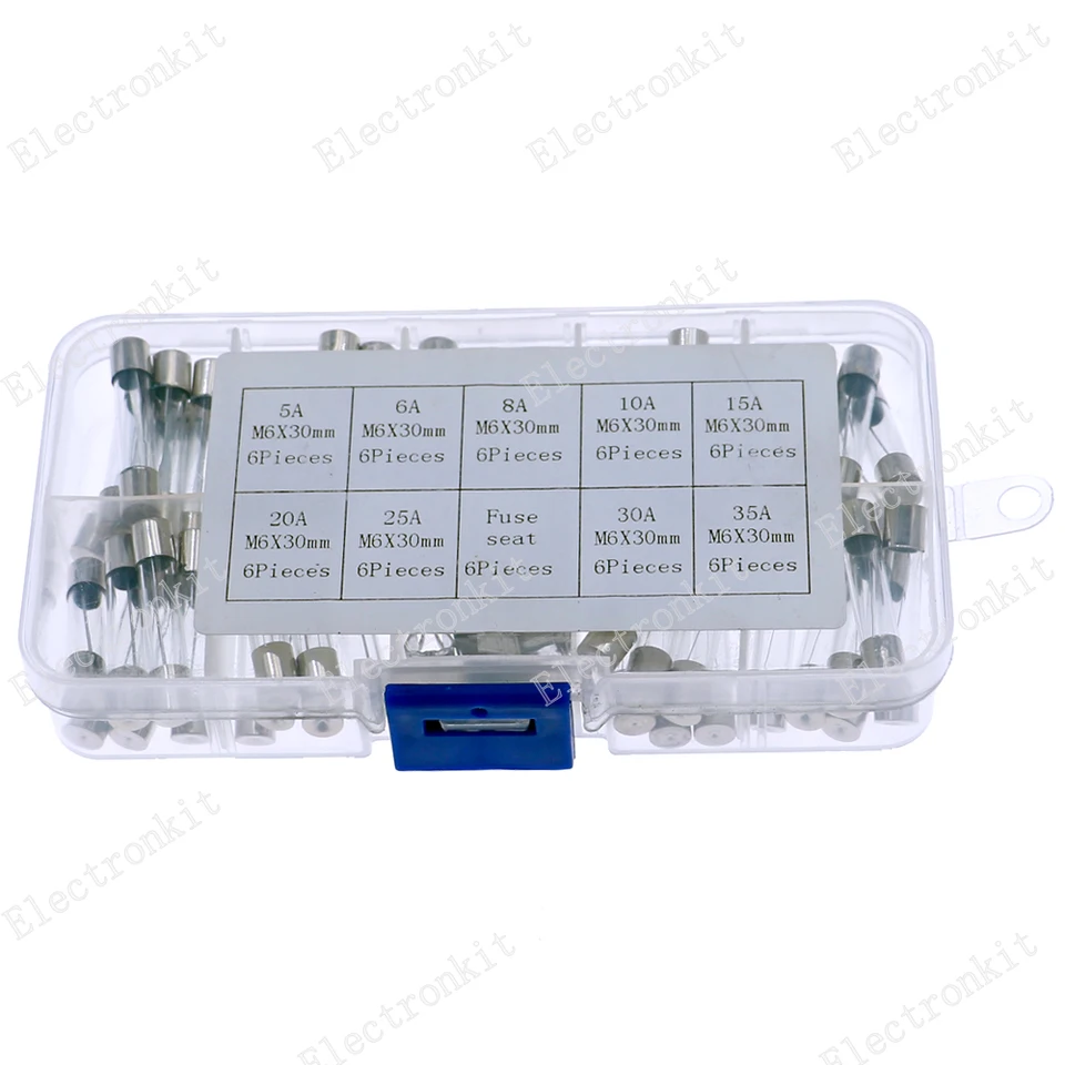 80pcs 6x30mm Quick Fast Blow Glass Assorted Fuse A... - Vicedeal