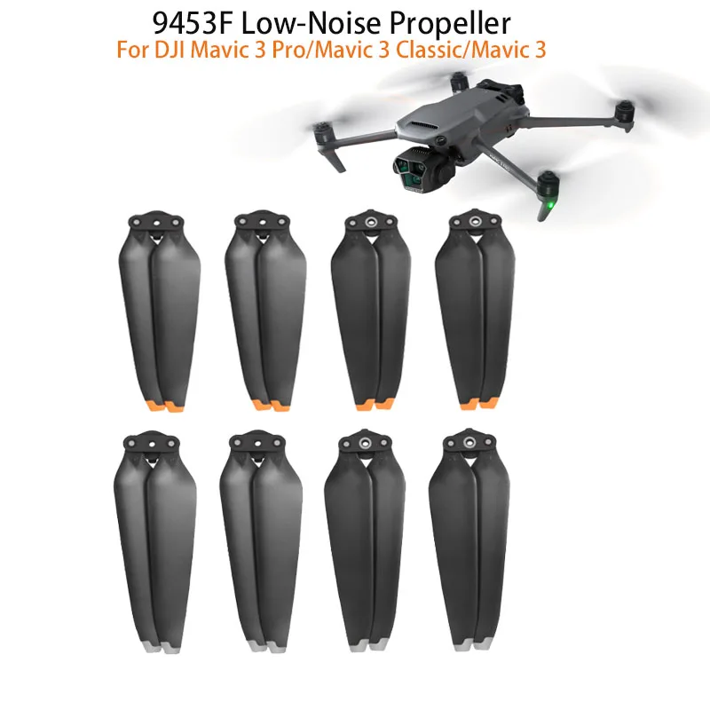 Hélices 9453F pour DJI Mavic 3 Pro/3/Cine - Lot de 2 ou 4 Paires