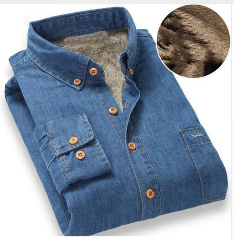 men's fleece button down shirts