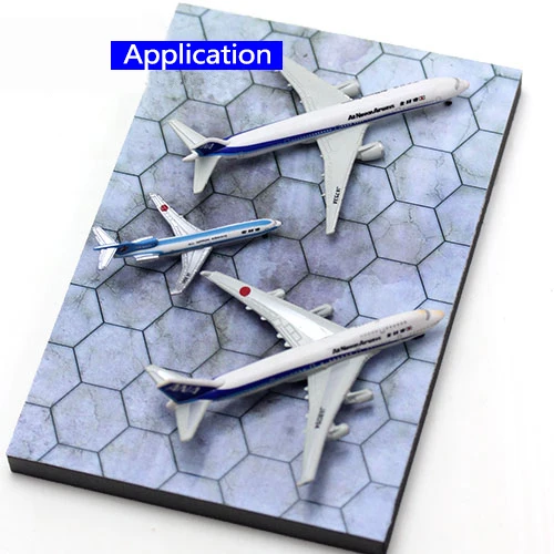 15x10CM 정적 공항 활주로 플랫폼 데크 모델 군사 모래 테이블 항공기 장면 풍경 레이아웃 디오라마 키트 1Pcs