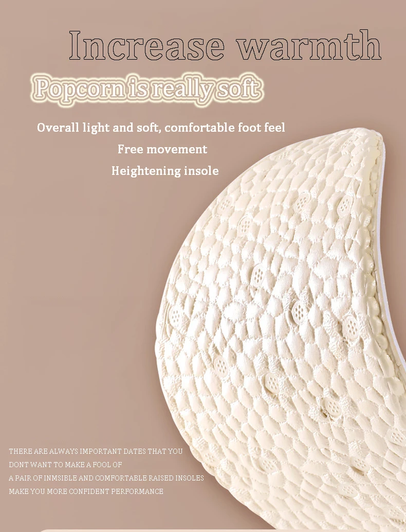 1 paar Komfortable Männer Frauen Höhe Erhöhen Einlegesohlen Dämpfung Memory Foam Marke Schuhe Sohle Pad Atmungsaktive Füße Pflege Pads – Detail 3