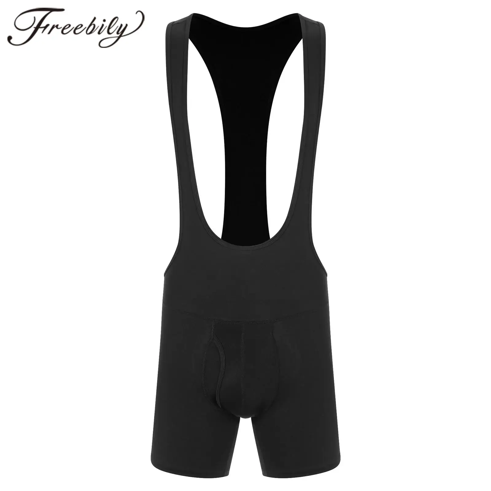 

Мужские бриджи с глубоким U-образным вырезом, 3D шорты с карманом, мужской тренировочный комбинезон для бодибилдинга, бега, фитнеса, йоги