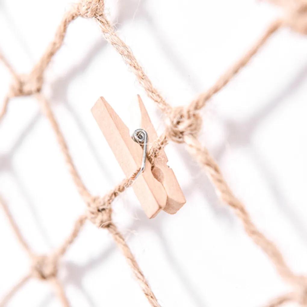 300/500/1000 Pieces Mini Wooden Clip Natural Wooden Clothespins DIY Decorative Log Color Hanging Photo Clips with Metal Spring 4