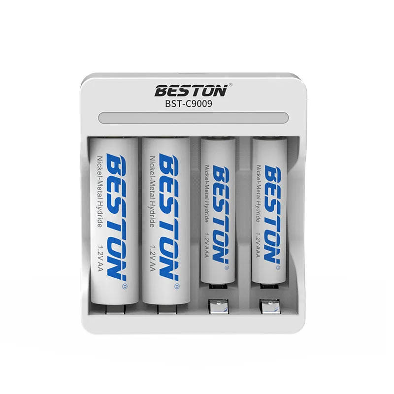 Trade Shop - Caricabatterie Universale Q-cd100 Per Batterie Ricaricabili Aa/aaa Indicatore Led - | Leroy Merlin - Foto 7