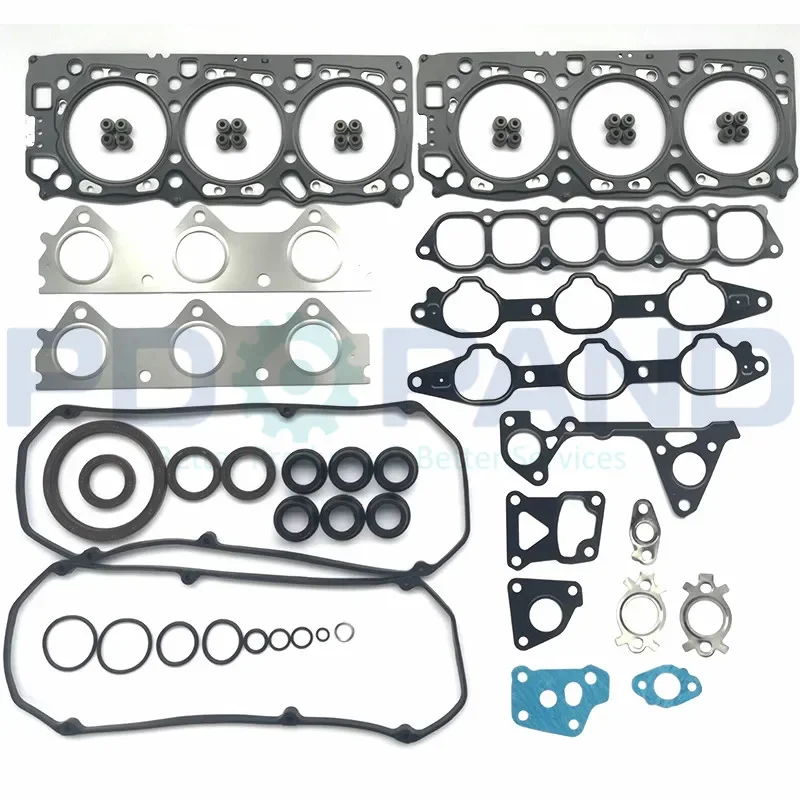 

6G72 V43 Engine Overhaul Gasket Kit MD973444 50139900 For Mitsubishi SHOGUN II/MONTERO Sport K90 3.0 V6 SOHC 24V 2972cc 1994-