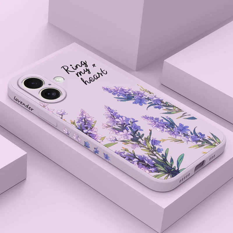 Lavender Bliss Silicone Phone Case