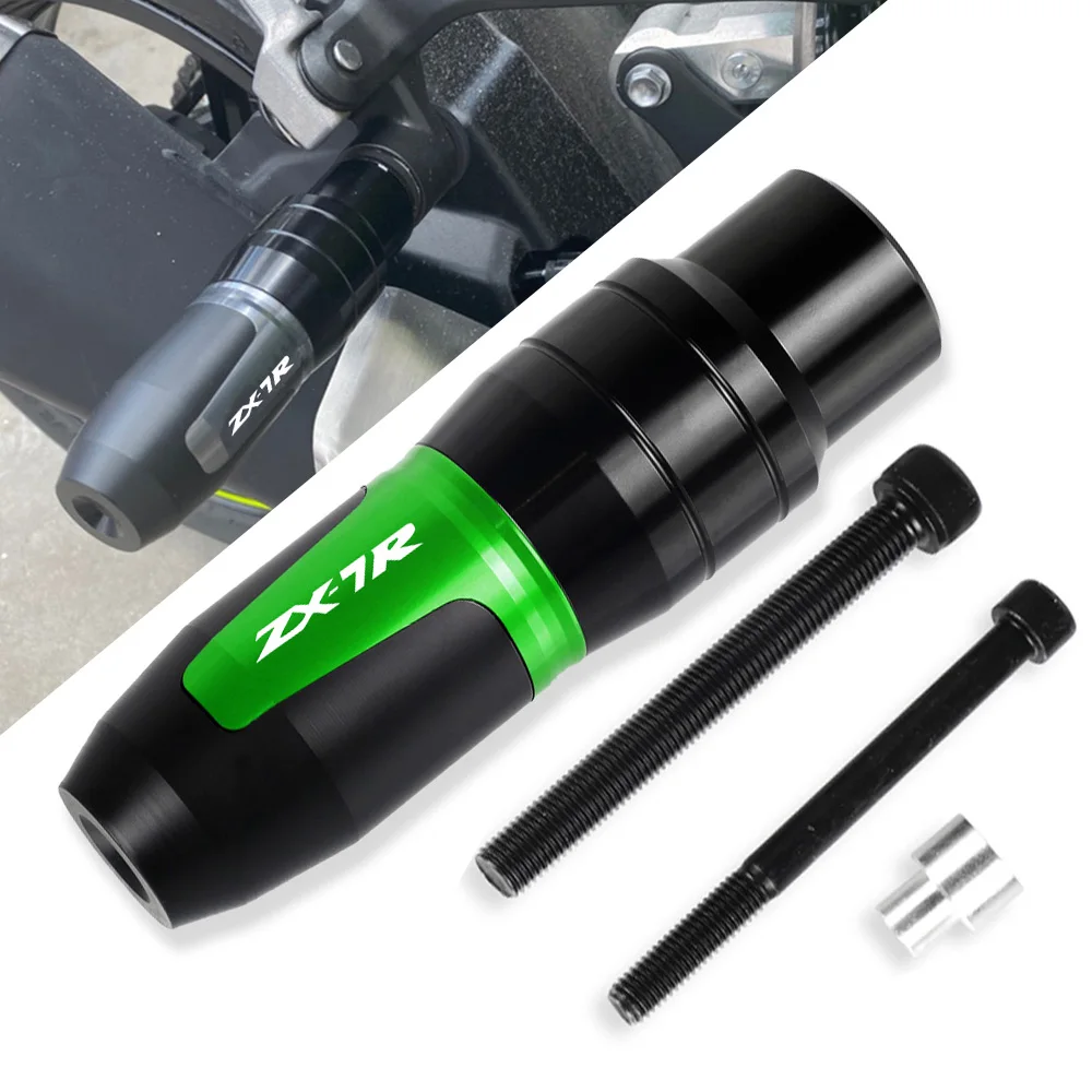 

FOR KAWASAKI ZX-7R ZX7R 1989 1990 1991 1992 1993 1994 1995 - 2003 accessories Exhaust Frame Sliders Crash Pads Falling Protector