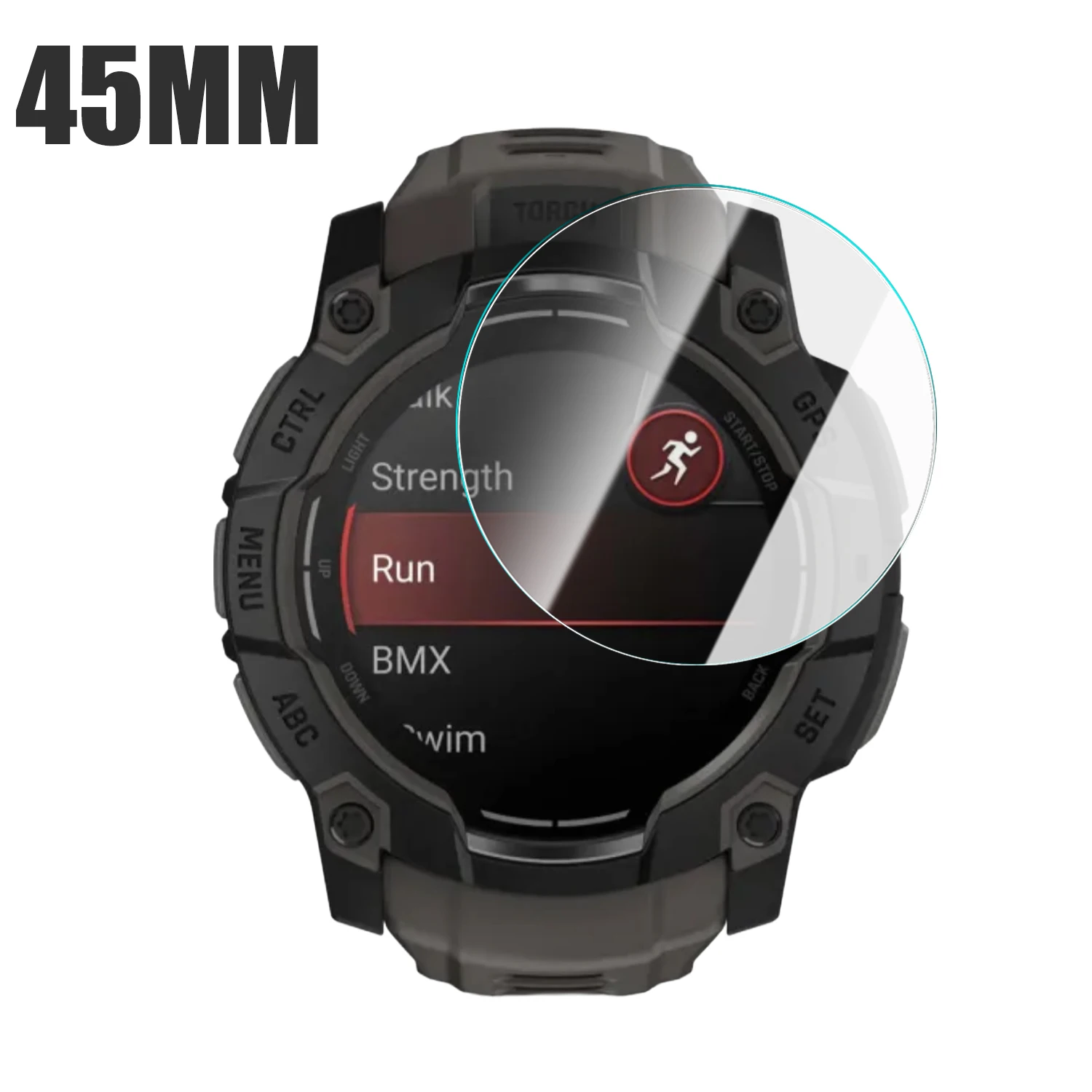 Premium Tempered Glass Smartwatch Screen Protectors - HD Clear, Anti-Scratch Film