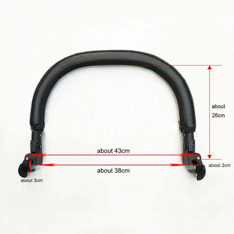 Bumper Bar Universal Type Compatible With Atom Yoyo Yoya Xiaomi Series Stroller Adjustable Armrest Safety Bar Pram Accessories baby stroller accessories diy	