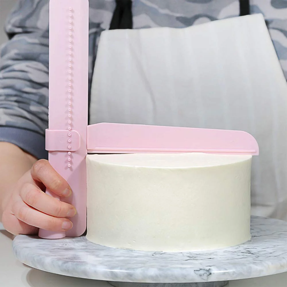 DIY 11 Inch Cake Turntable Rotating Decorating Stand With Adjustable Icing Scraper Plastic Cake Spinner Baking Supplies 10225 cake turntable,baking supplies,cake tools