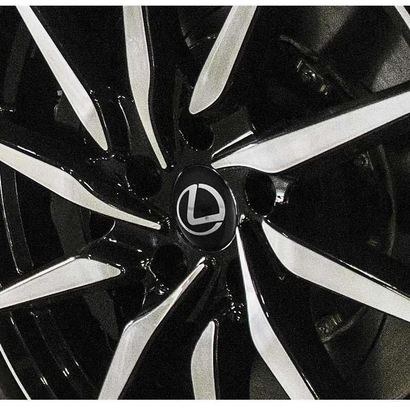 56mm Car Wheel Center Hub Cap Stickers Styling wheel hub covers wheel hub caps For Lexus Fsport RX330 IS250 Ct200h ES300h RX350 IS300h NX300h RX400h ES350 4pcs