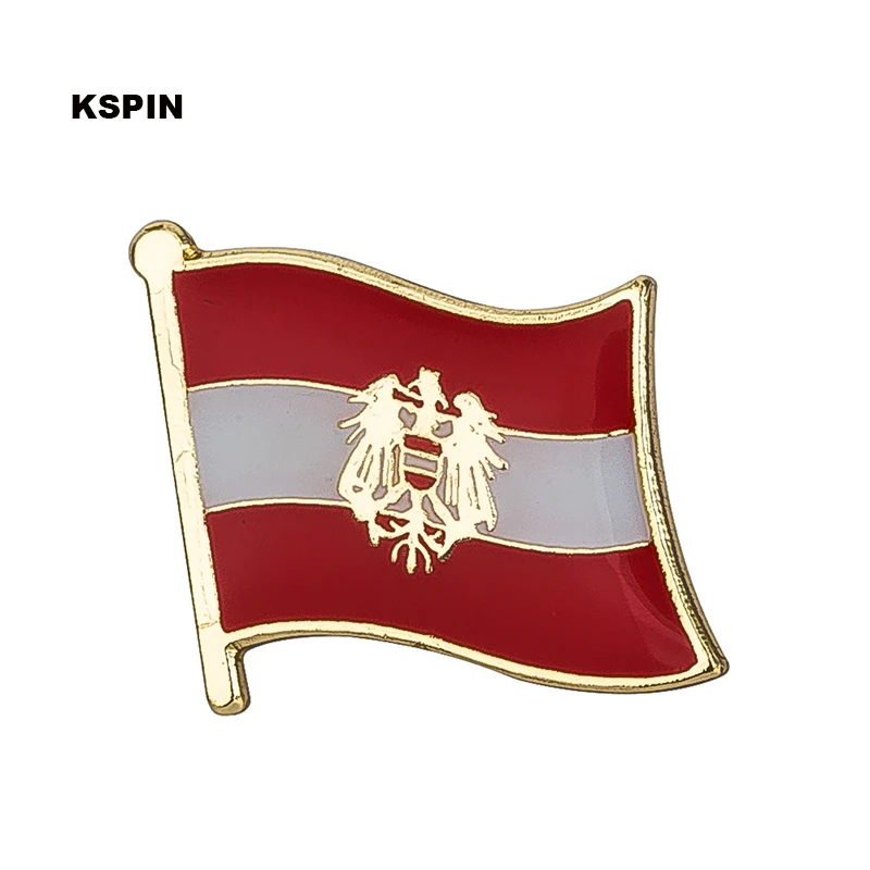 

Austria Flag Lapel pin Badges On A Pin Brooch Jewelry Rozetten Papiers KS-0020